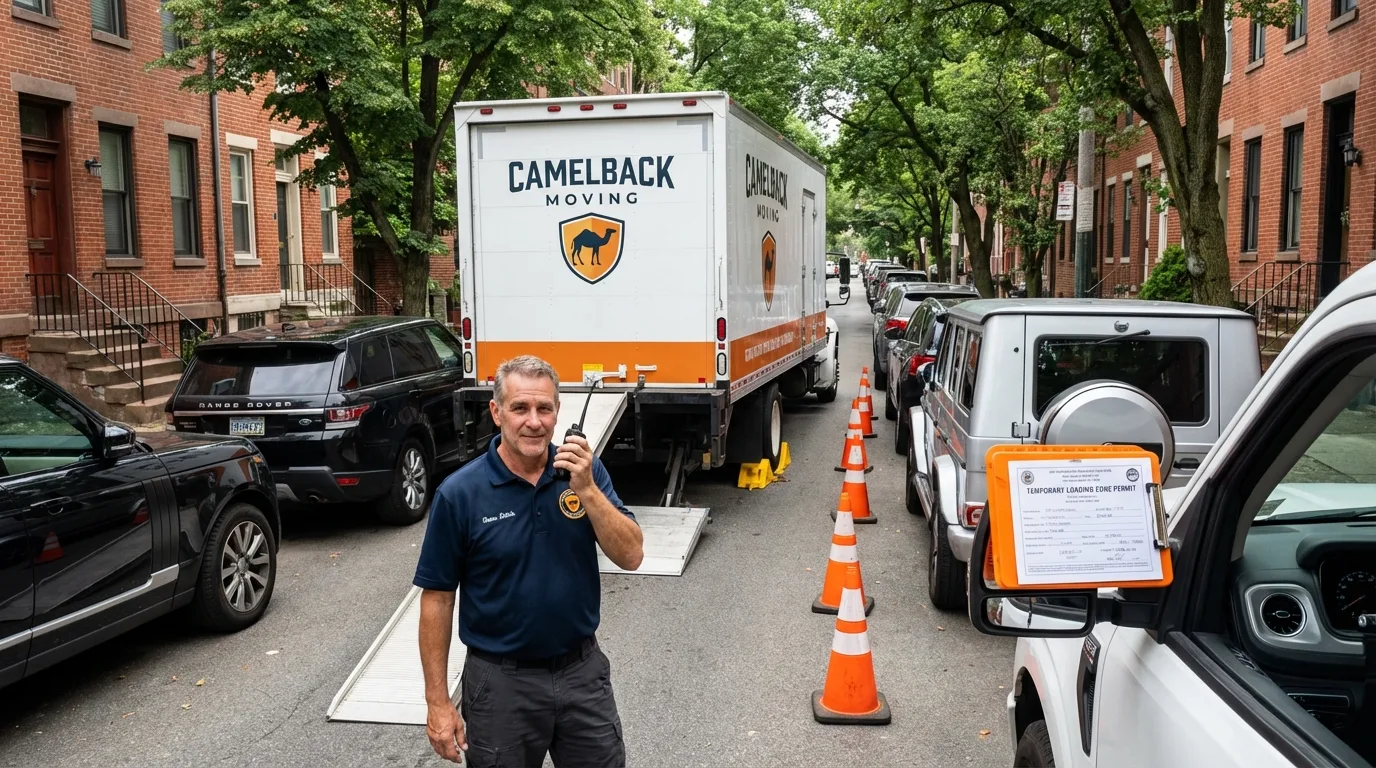 City street loading permit setup in Hopedale, MA